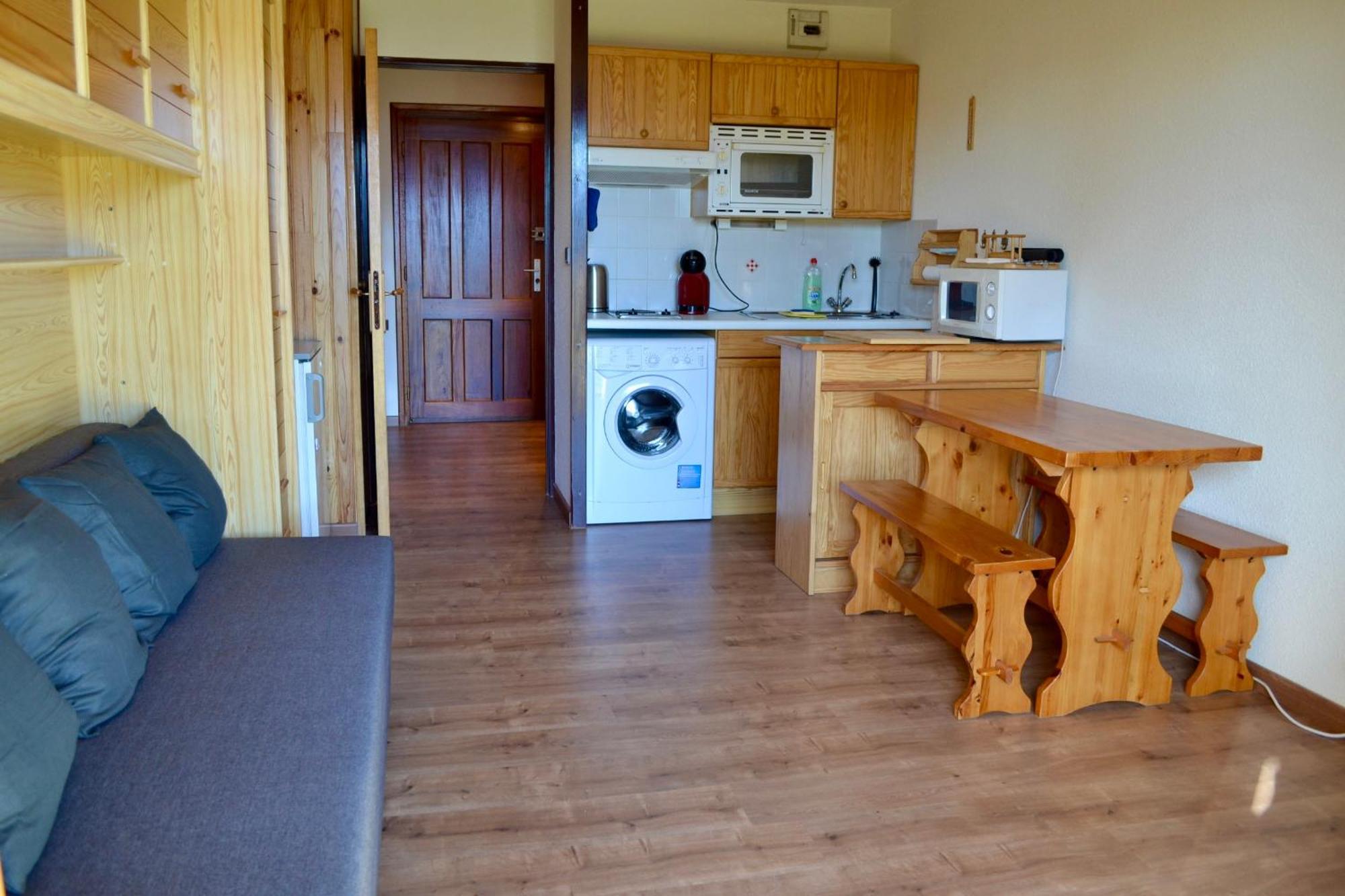 Bolquère Studio Cabine Chaleureux A Pyrenees 2000 - Wifi Et Parking Prive מראה חיצוני תמונה
